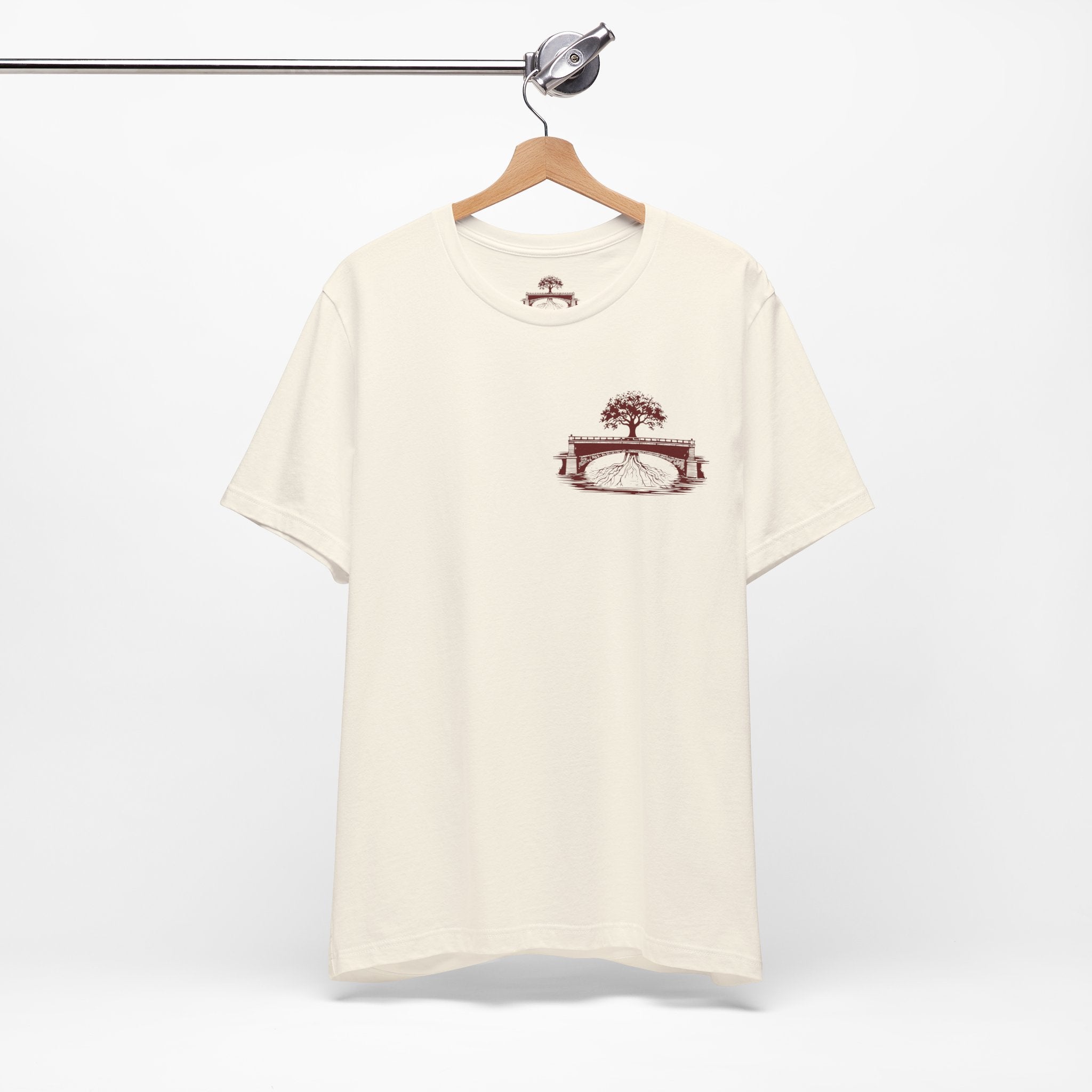 Oversized Rampant Tree Logo T‑Shirt — Vintage Nature Graphic Tee