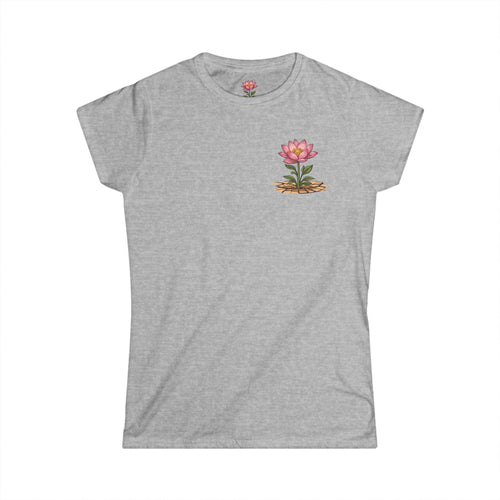 Lotus Bloom Tee — "RAMPANT" Graphic Women's T‑Shirt