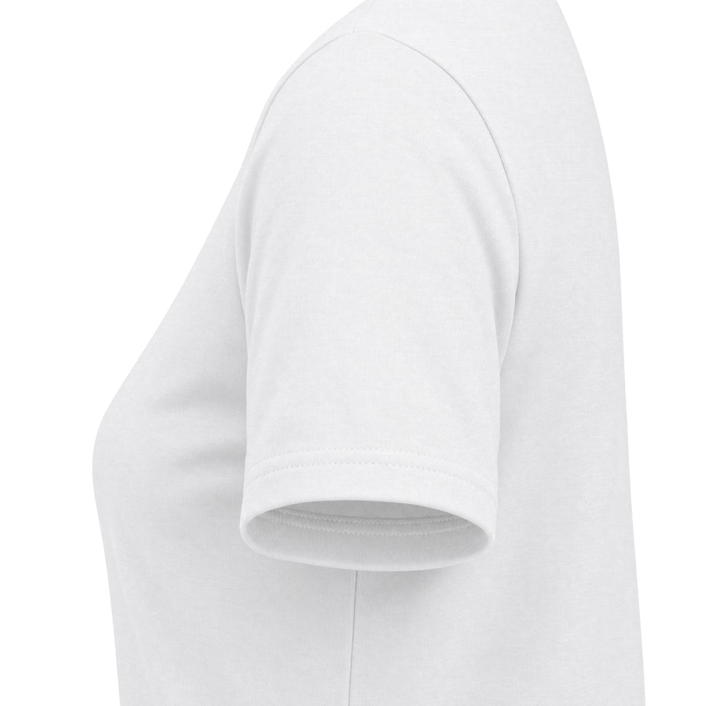 Women's Relaxed V-Neck Tee — Lightweight Heather Cotton Blend