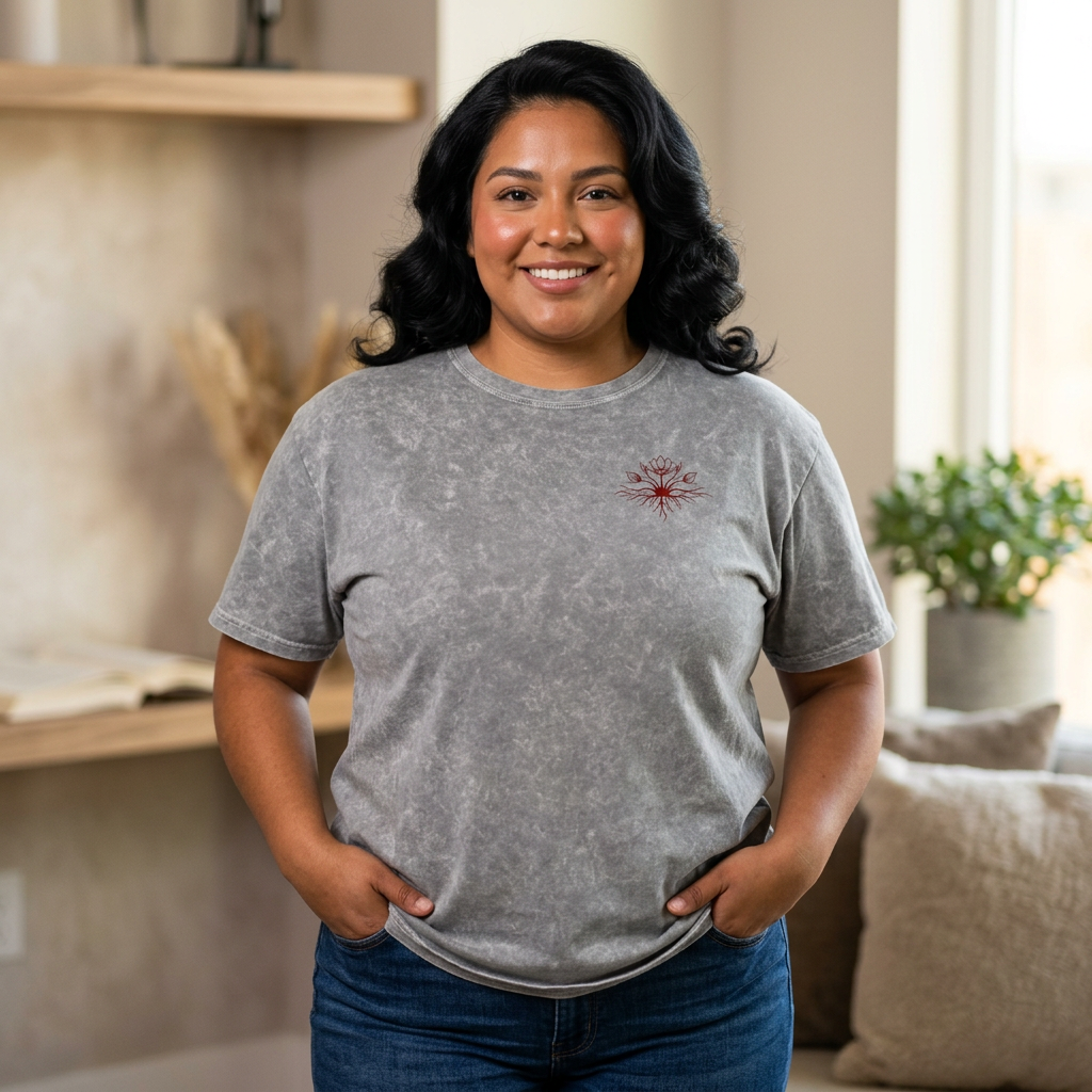 Rampant Roots Mineral-Wash T-Shirt