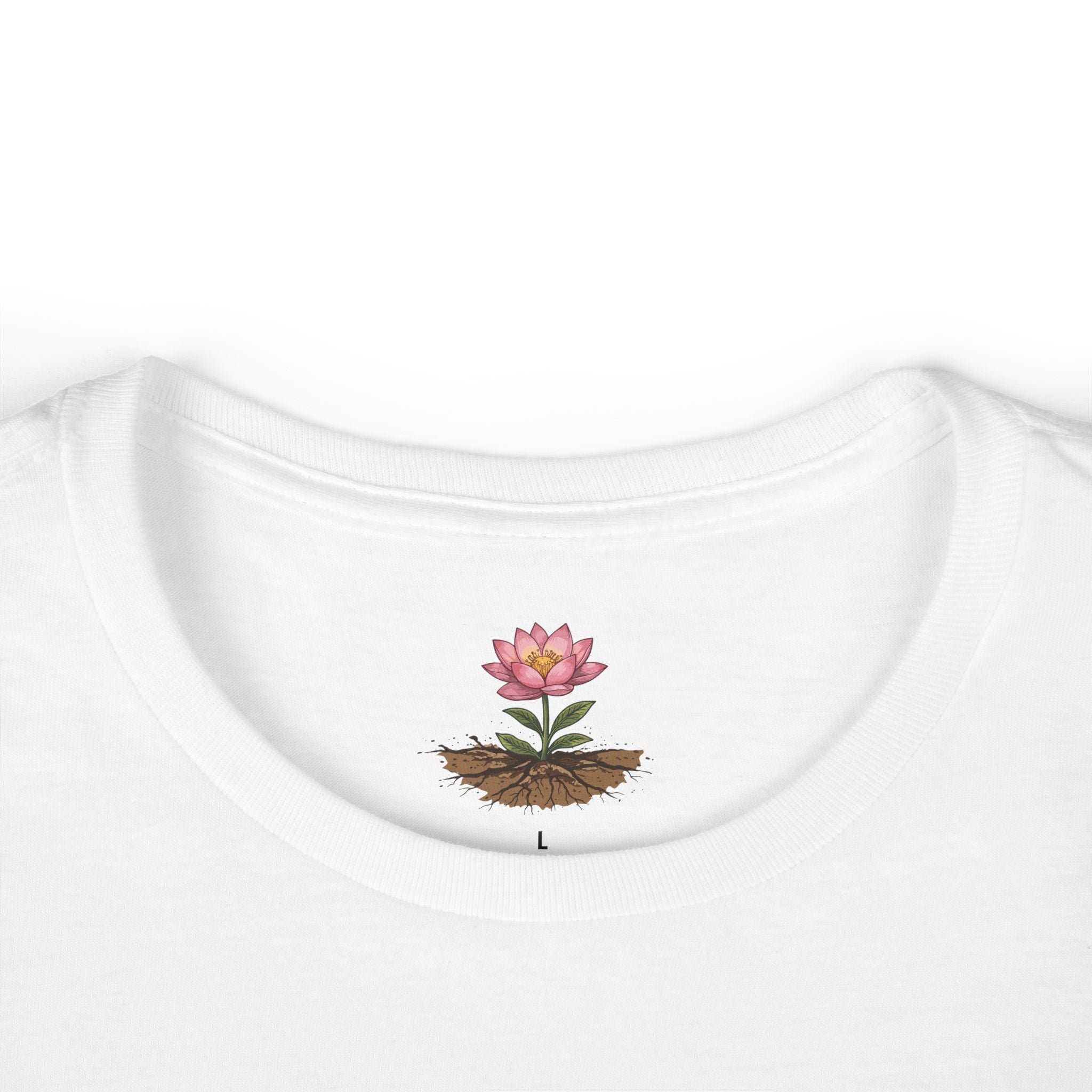 Rampant Lotus Tee — Women's Floral Resilience Graphic T-Shirt