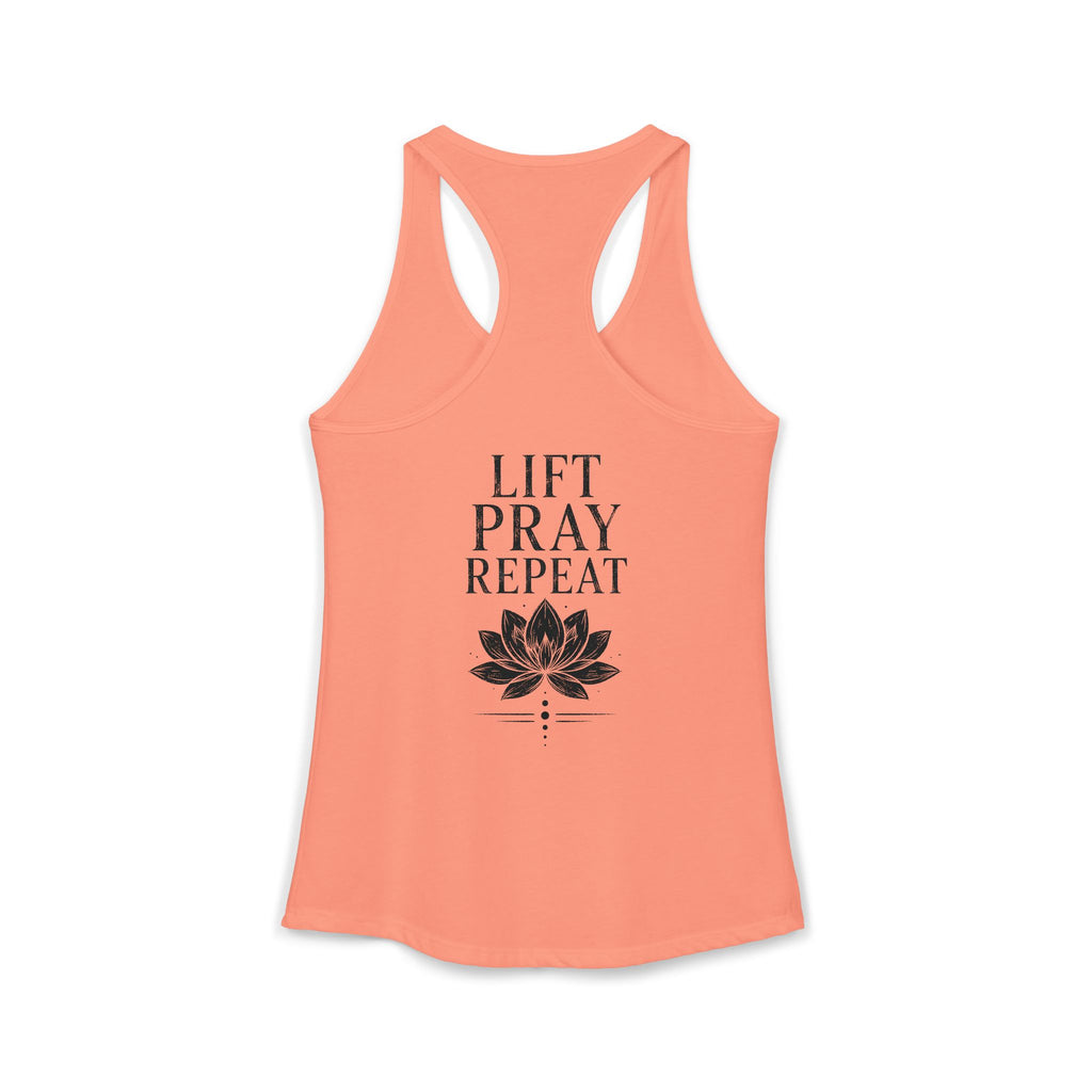 FITTED Lift, Pray, Repeat Racerback