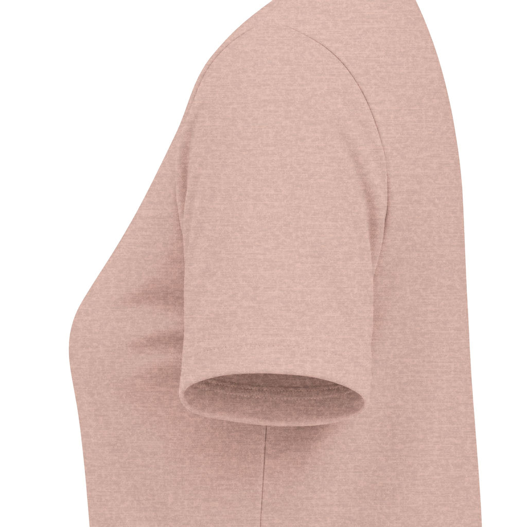 Women's Relaxed V-Neck Tee — Lightweight Heather Cotton Blend