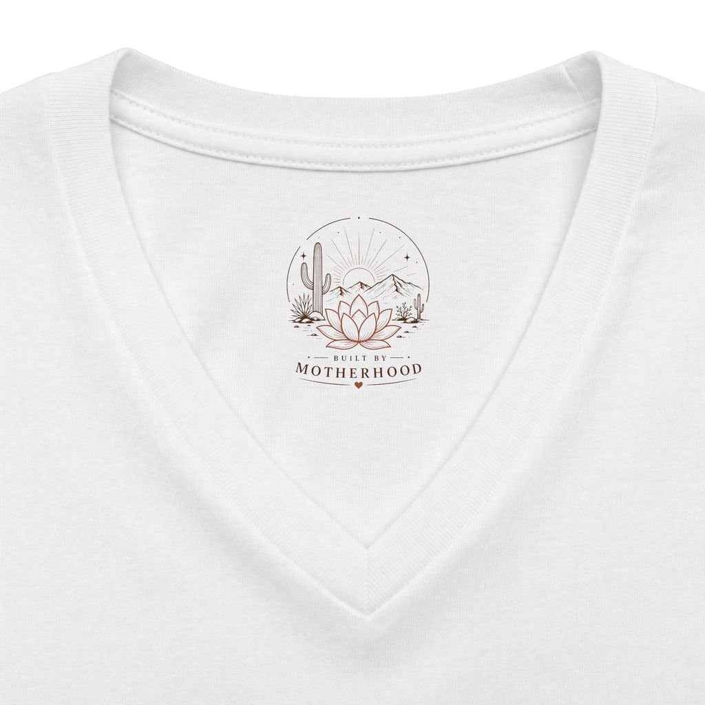 Women's Relaxed V-Neck Tee — Lightweight Heather Cotton Blend