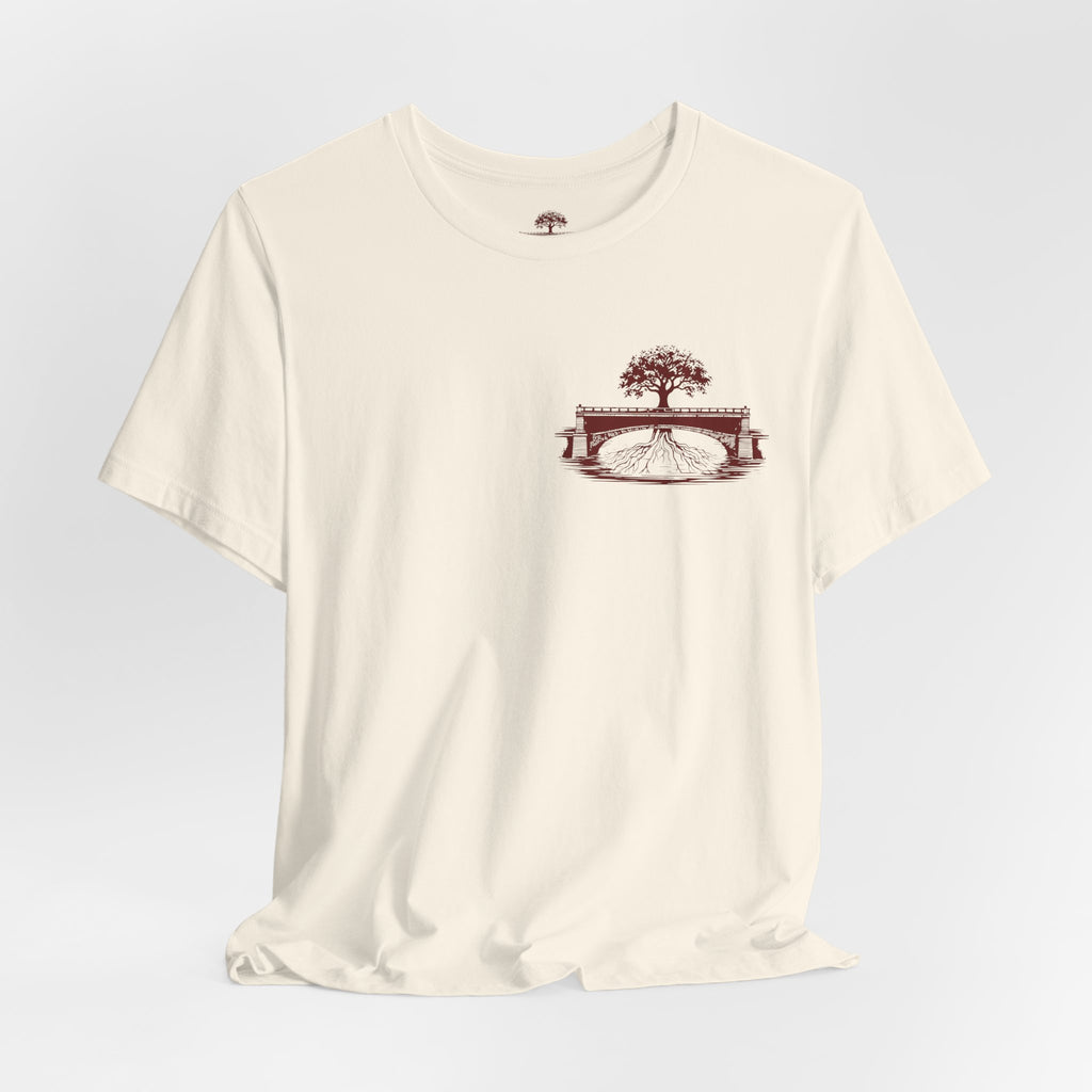 Oversized Rampant Tree Logo T‑Shirt — Vintage Nature Graphic Tee