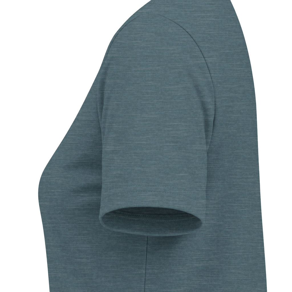 Women's Relaxed V-Neck Tee — Lightweight Heather Cotton Blend